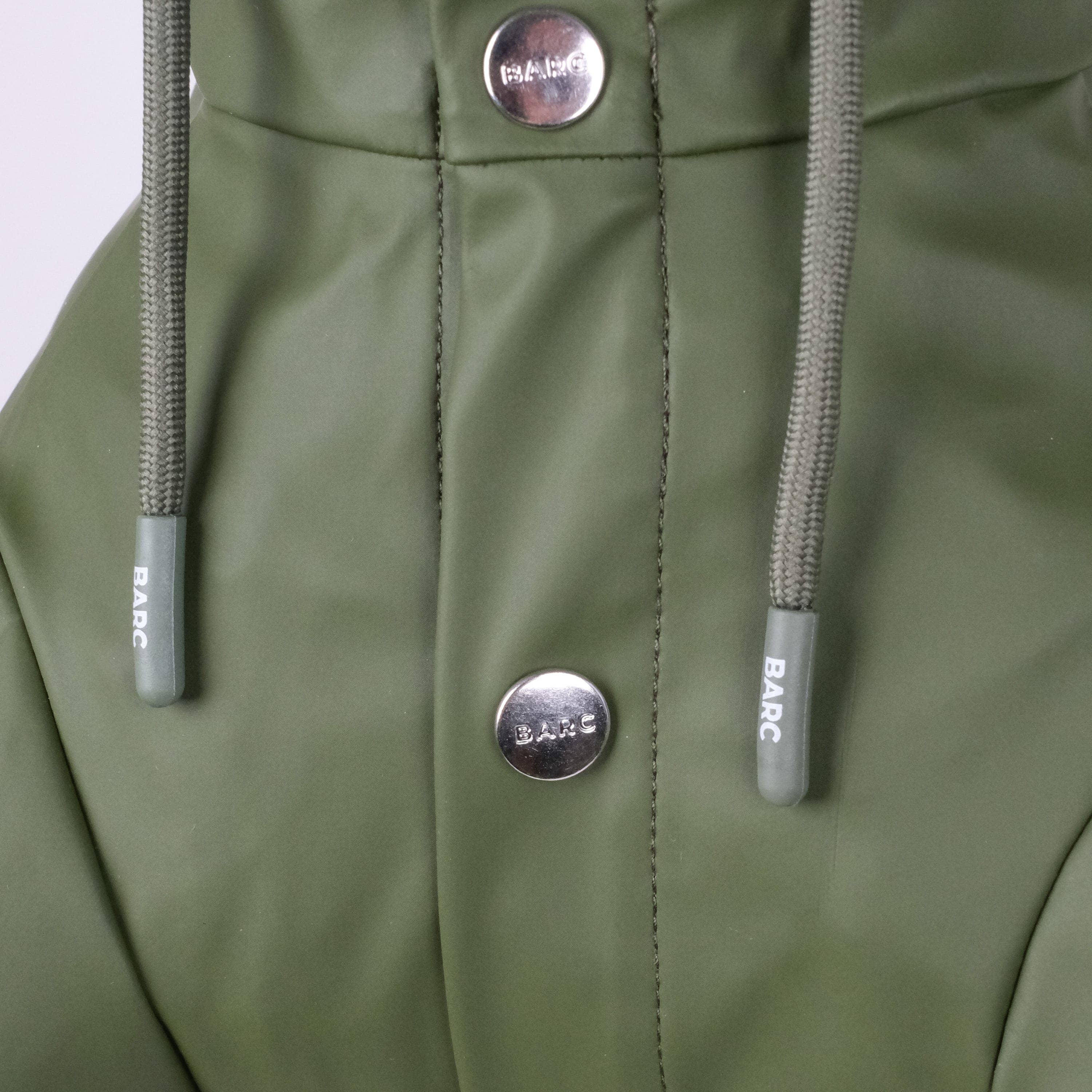 Imperméable recyclé kaki