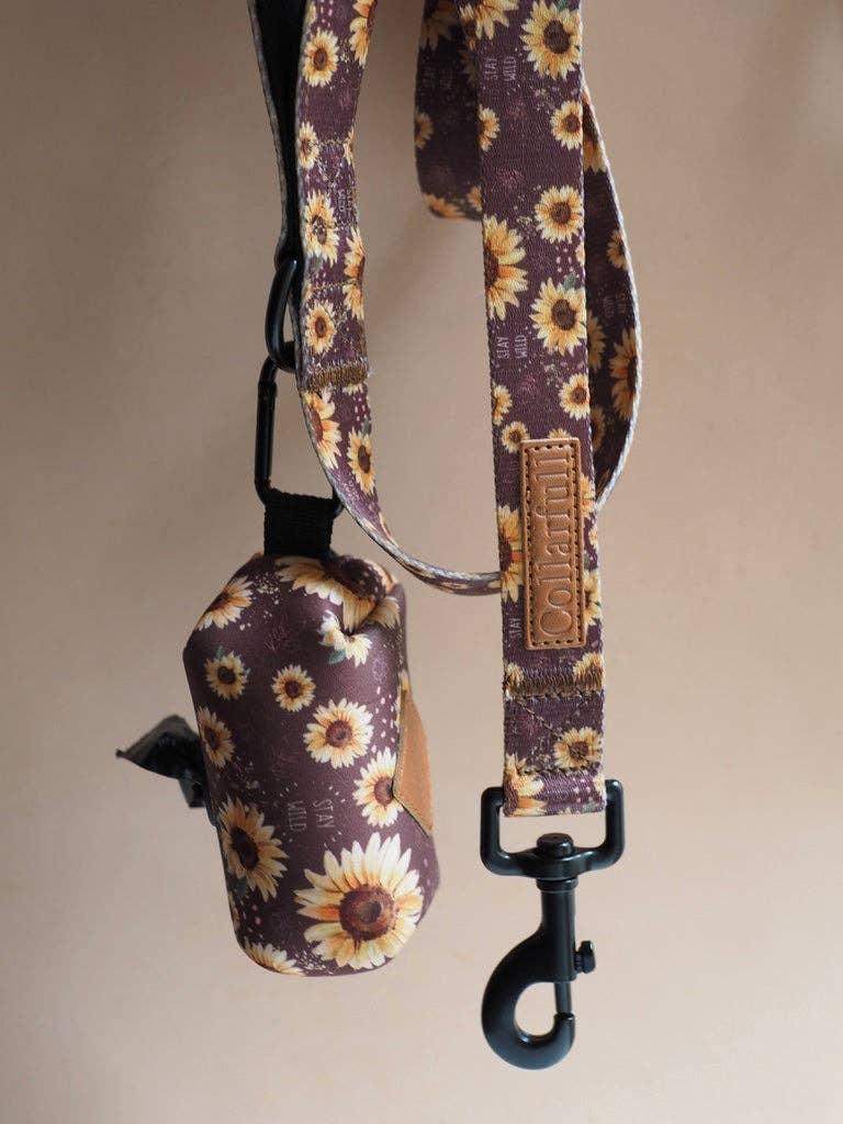 Poop Bag Holder - Happy Sunflowers