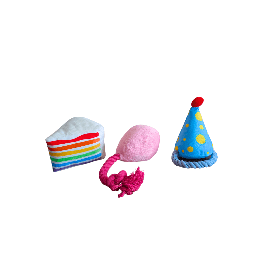 Plüschspielzeug Geburtstags-Set