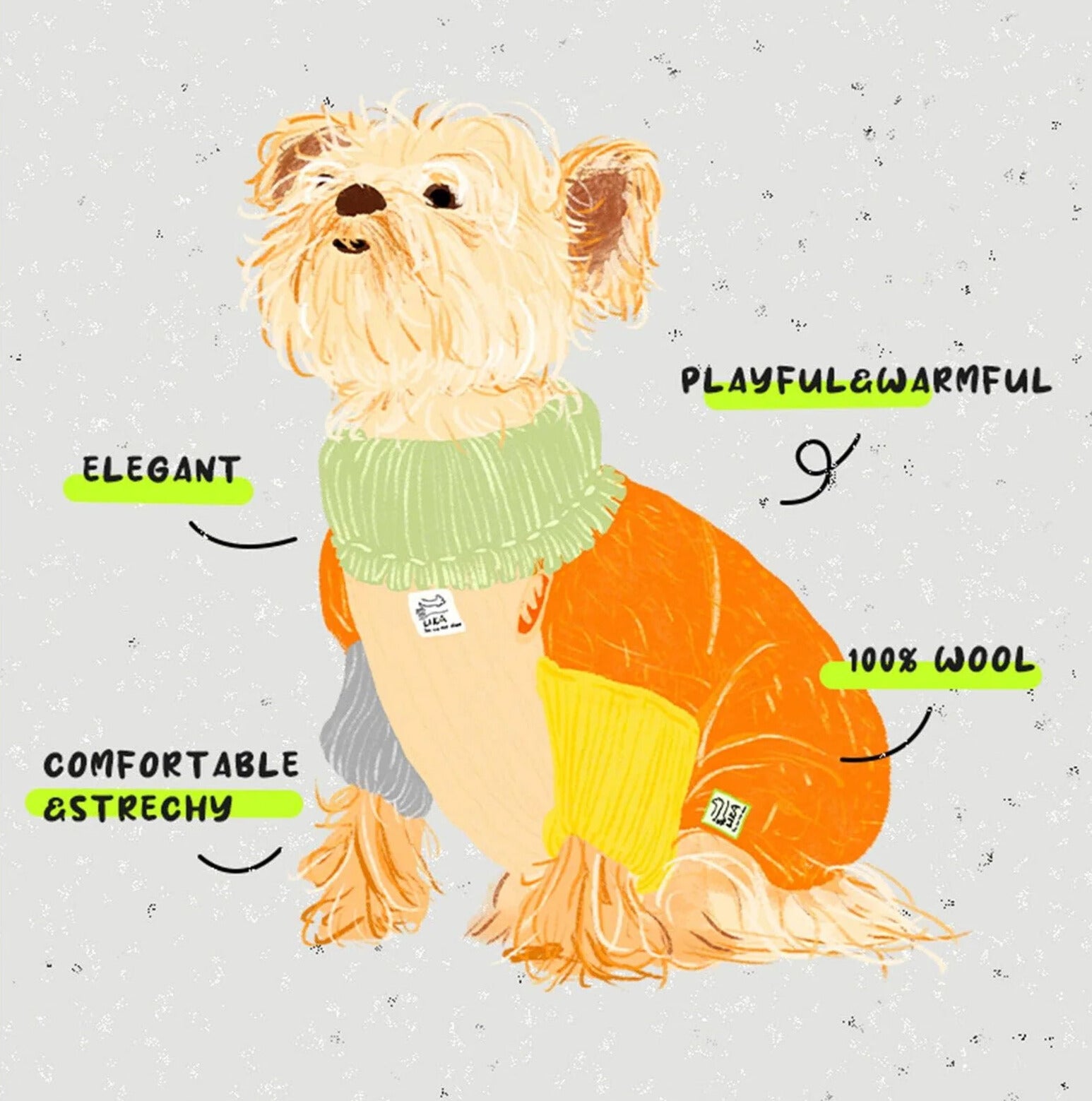 La Baguette wool sweater