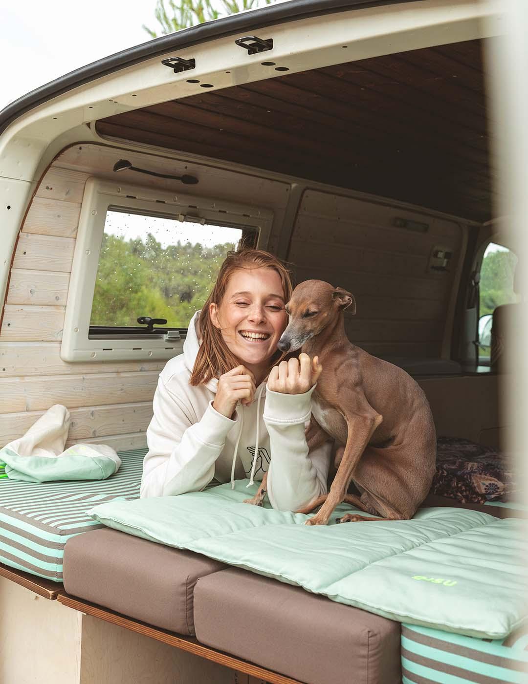 Lit nomade pour chien