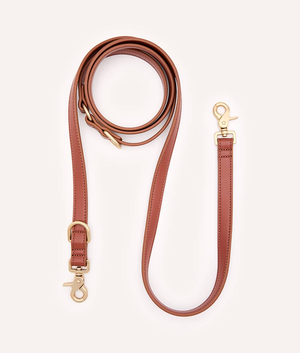 CAFIDE - Correa Leather Vegano Brown Multiposición, Jala