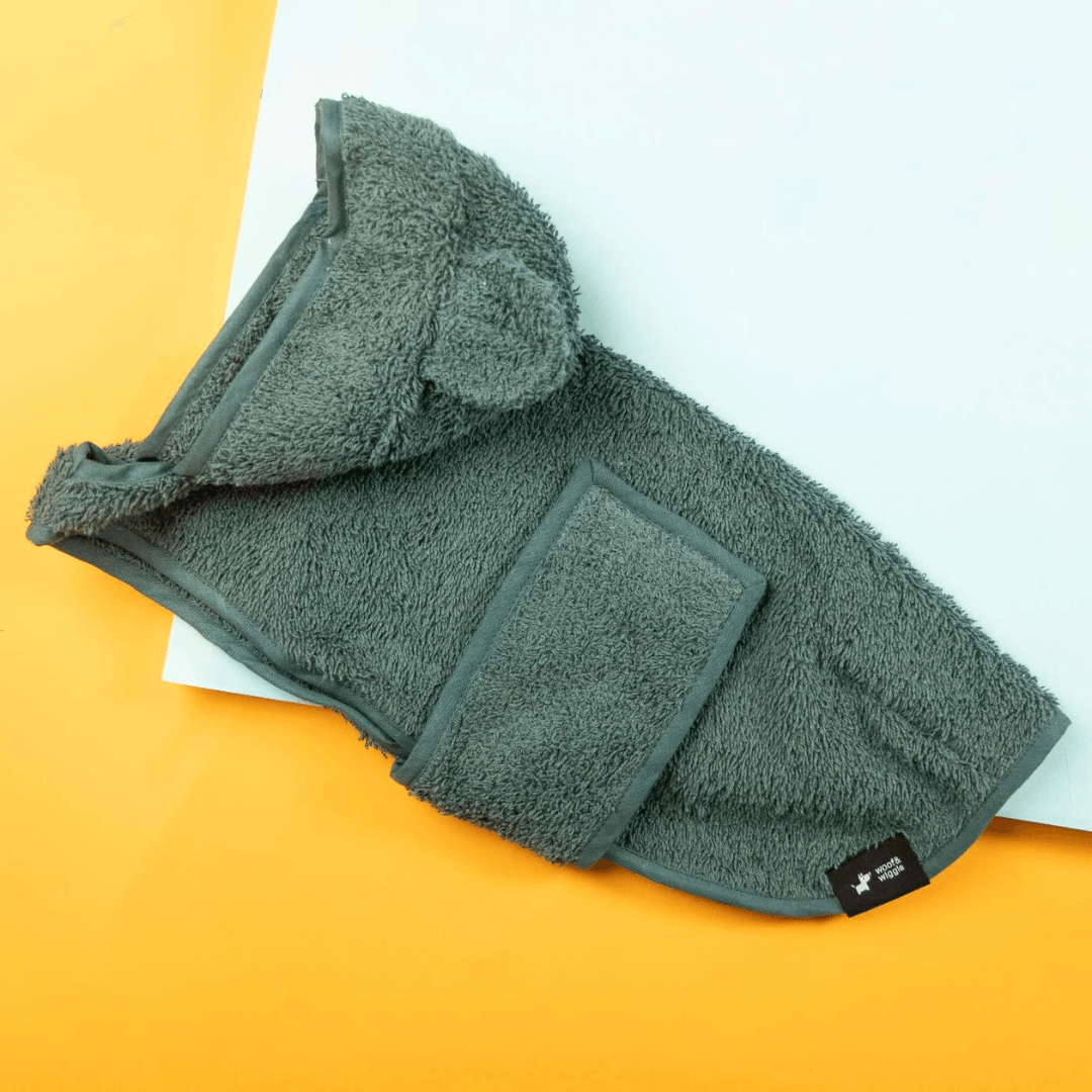 Accappatoio stile poncho per cani