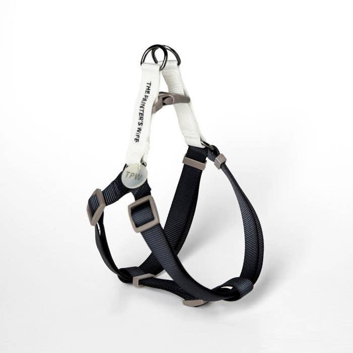Sonia Harness - Navy blue and white