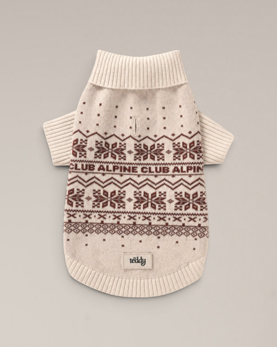 By Teddy - Snowberry | Pull Après-ski en maille à col roulé - S