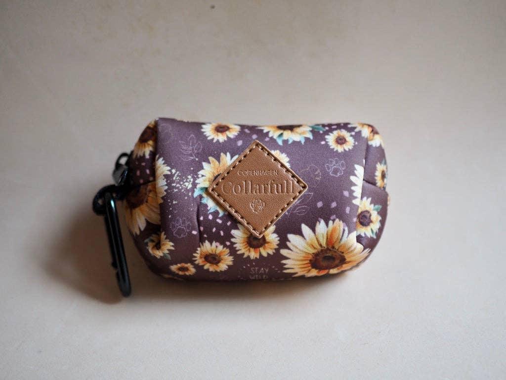 Poop Bag Holder - Happy Sunflowers