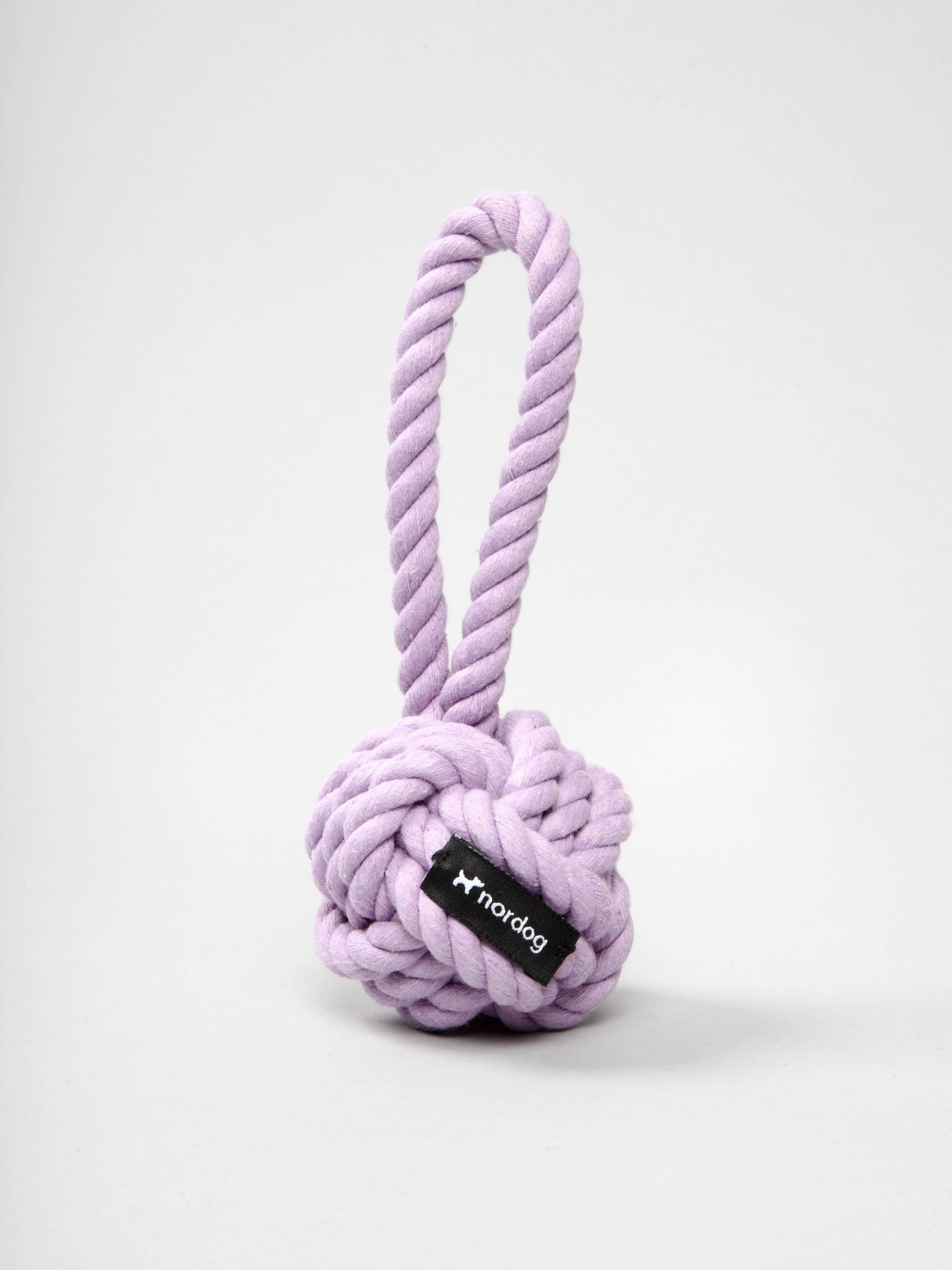 Purple rope toy