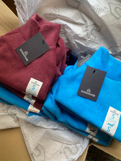 Fleecepullover für Dackel