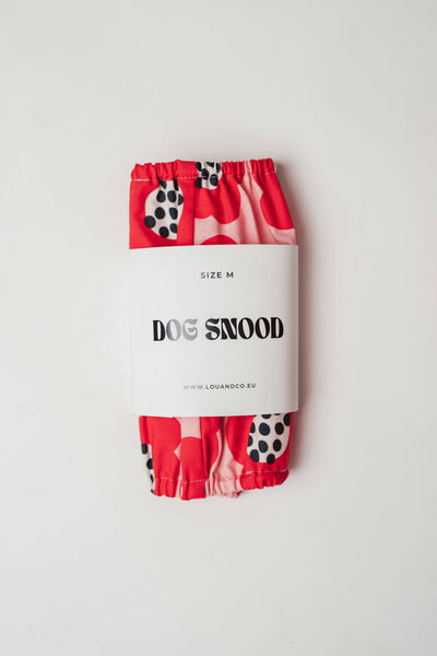 Cocker-Snood Red Flowers