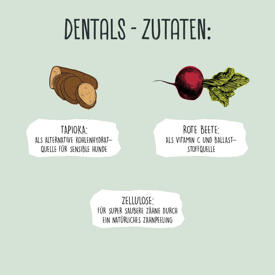 Friandises végétales anti-tartre