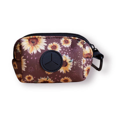 Poop Bag Holder - Happy Sunflowers