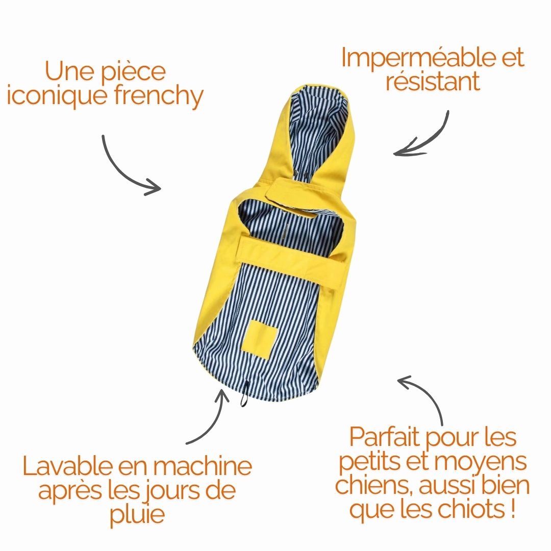 Leo dog raincoat