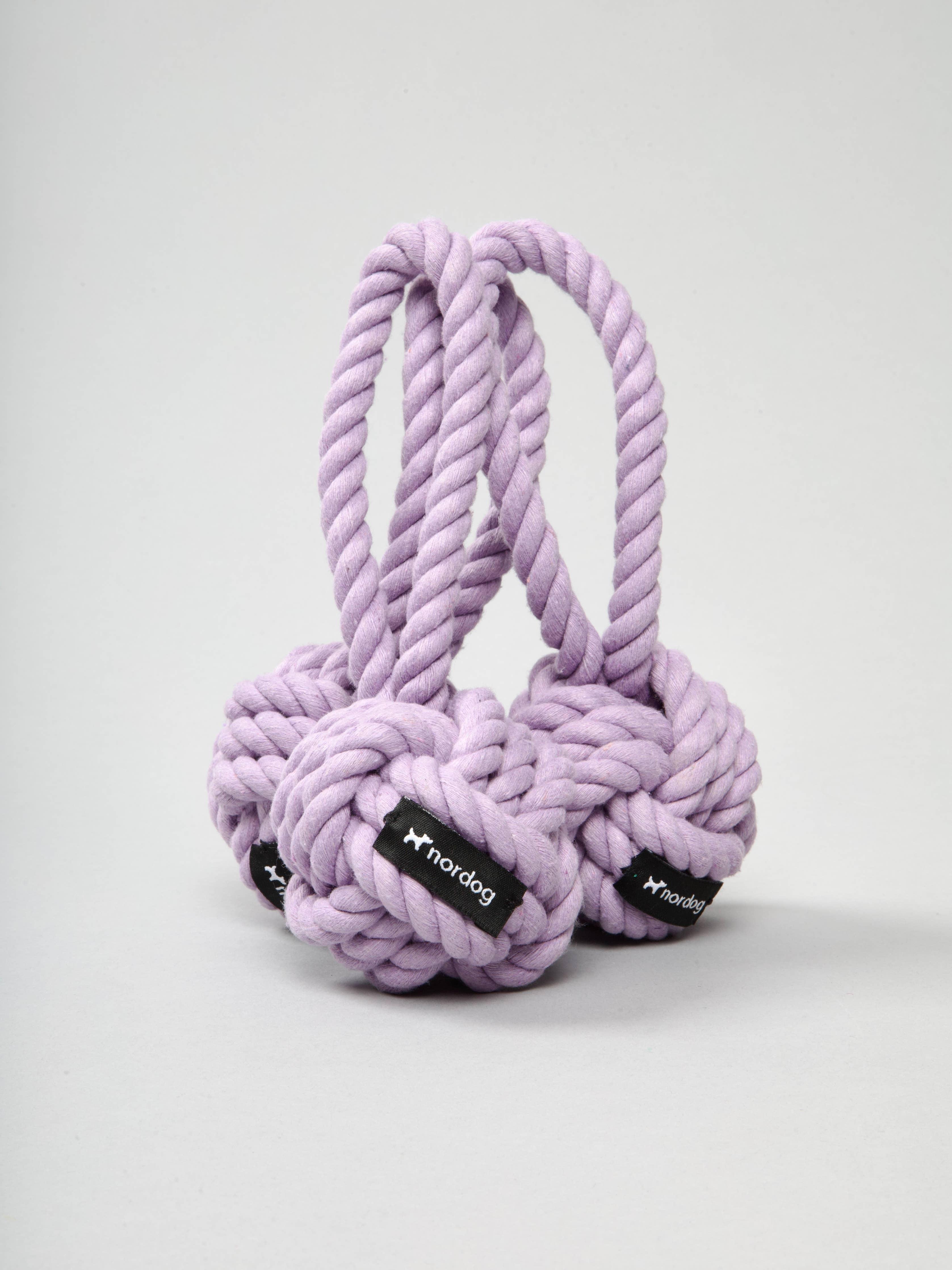 Purple rope toy