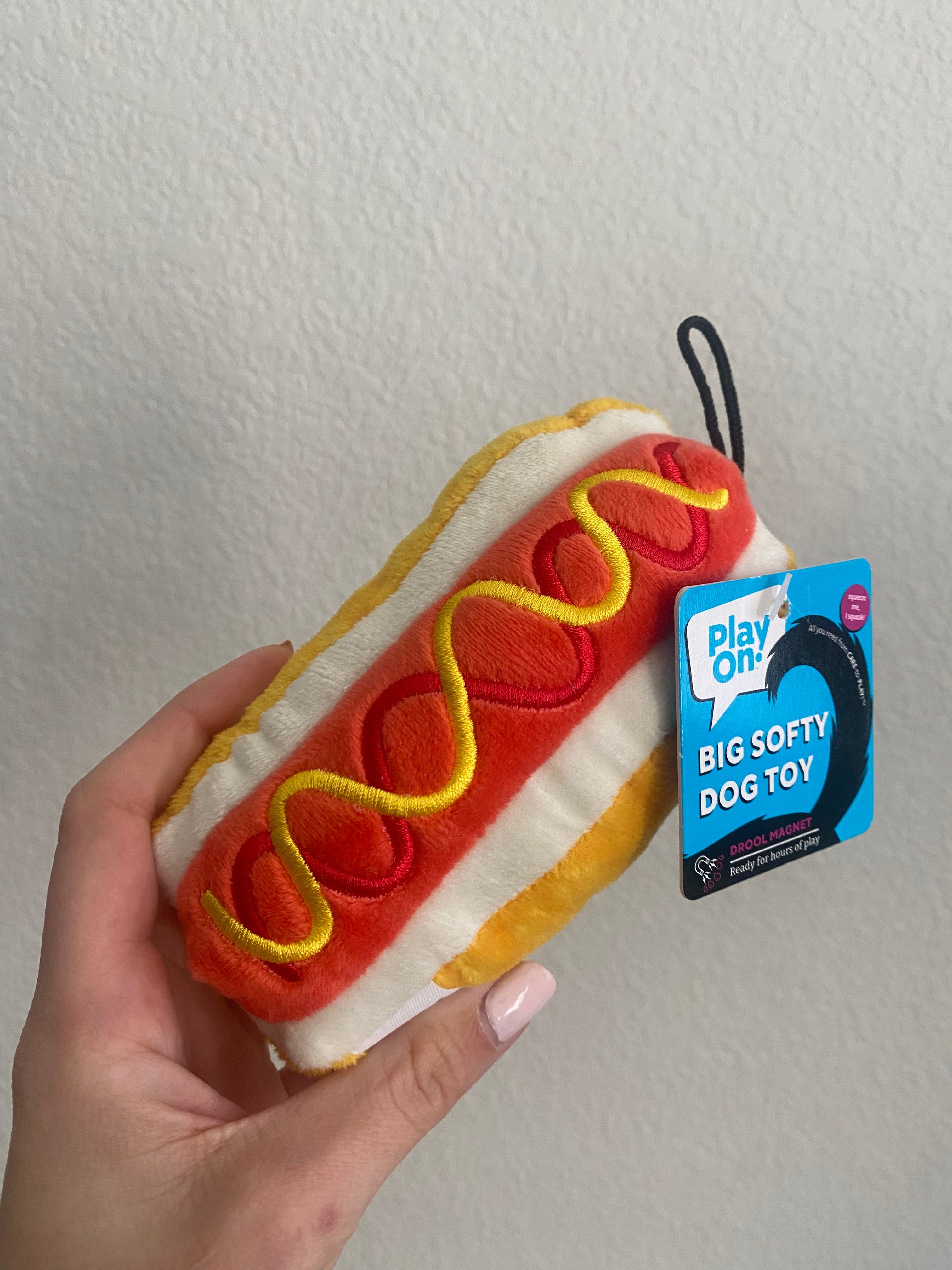 Jouet peluche Hot Dog