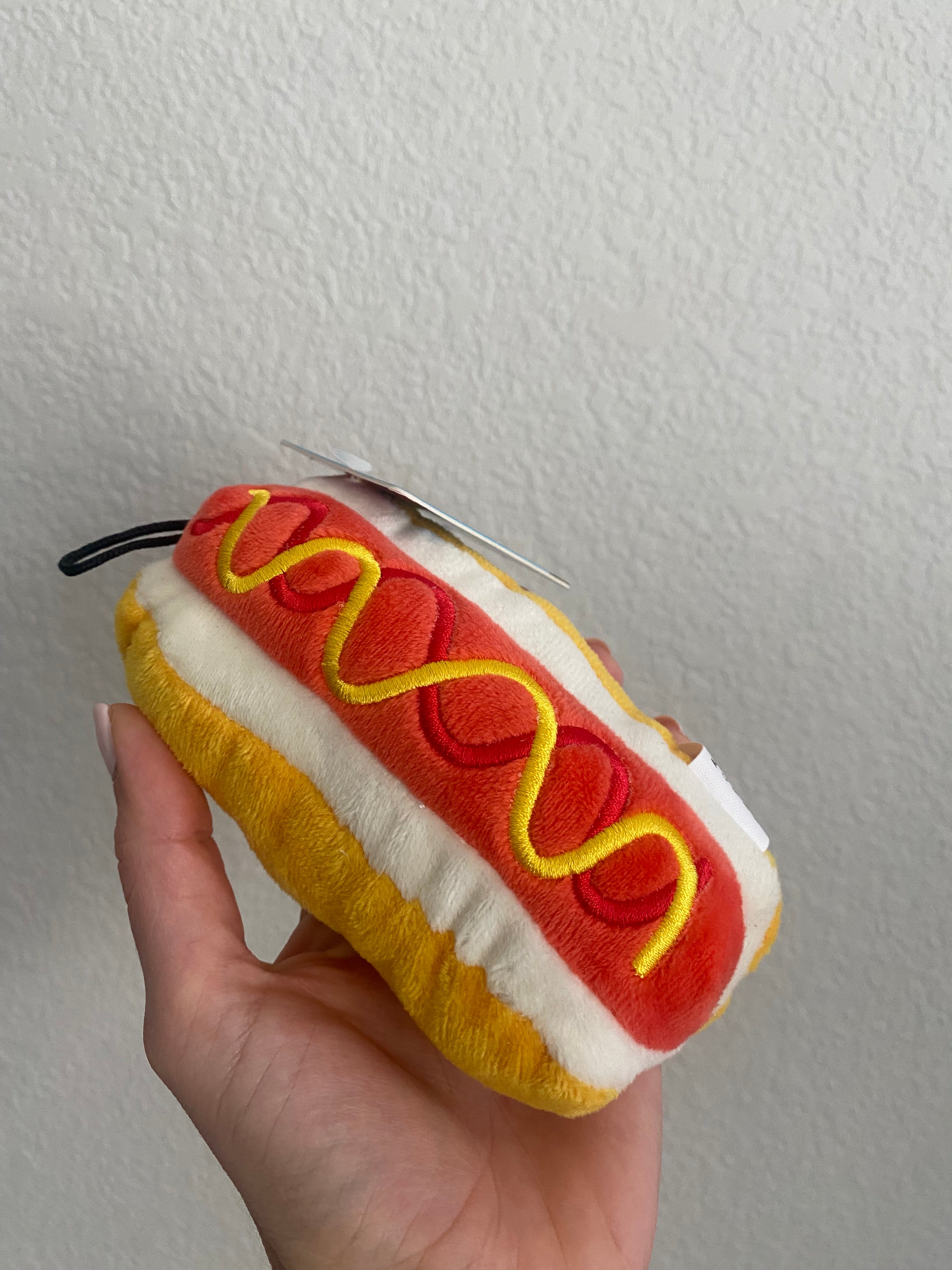 Jouet peluche Hot Dog