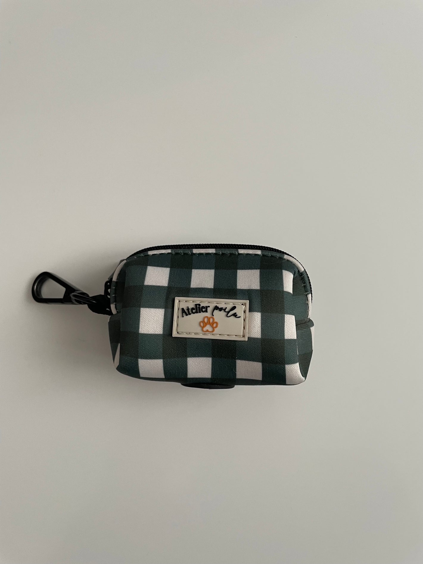 Porta-sacchetti Vichy vert