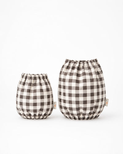 Snood pour cocker Vichy Moka