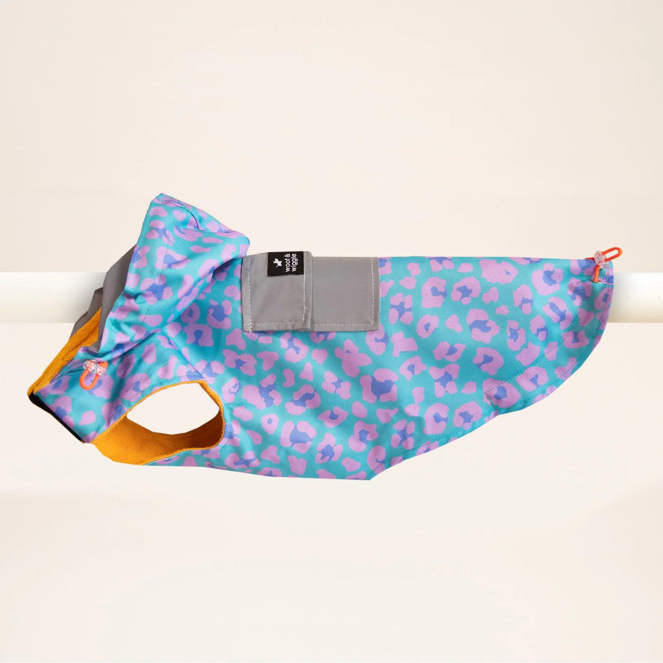 Manteau imperméable léopard